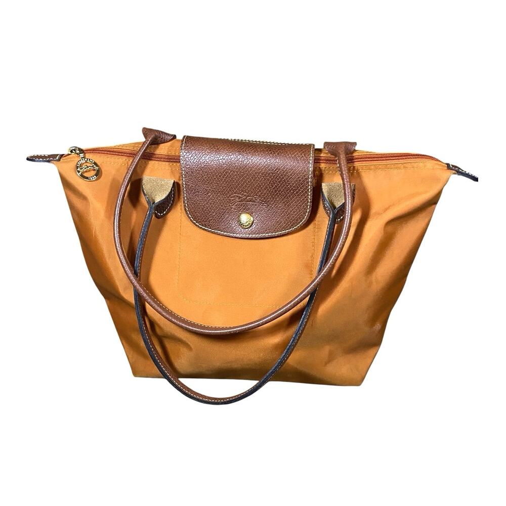 Longchamp Le Pliage Saffron Yellow Shoulder Tote - M